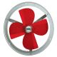 GFC Exhaust Metal Model (Round Shape) Size 24 inch Pressure die casted aluminum rotor
